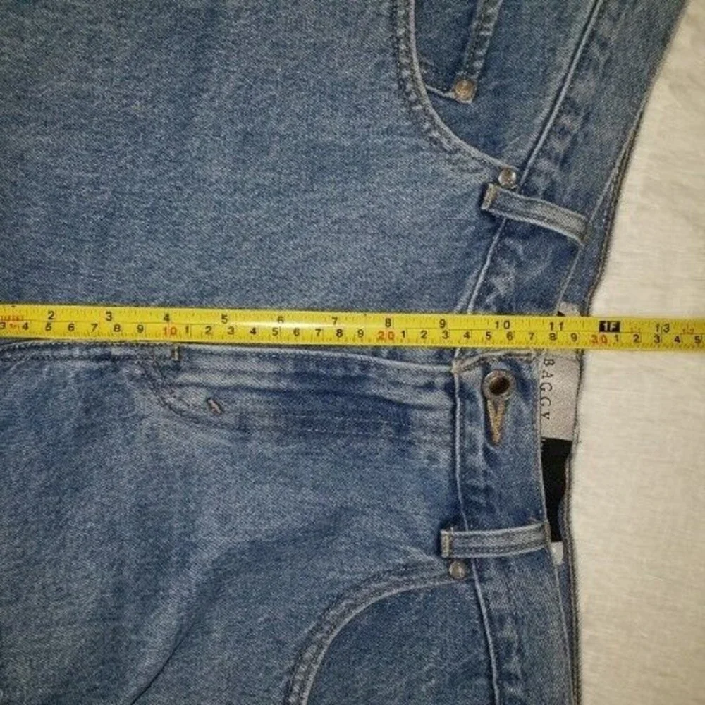 Levi's Sz 29 Silver Tab Denim Shorts Women's High-Waisted Mom Jean's Raw Hem - Picture 9 of 9